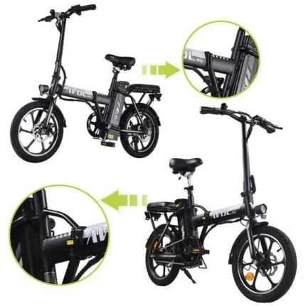 Vélo électrique pliable
